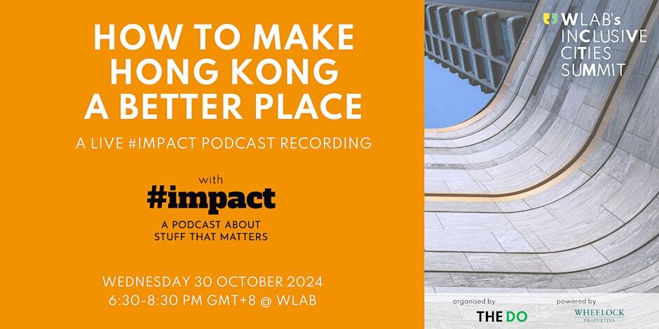 How to Make Hong Kong a Better Place