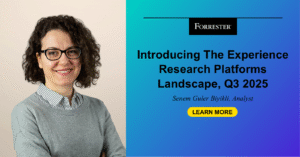 Introducing The Experience Research Platforms Landscape, Q3 2025