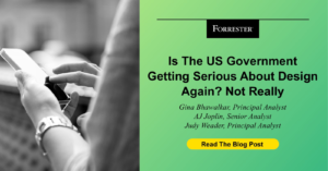 Is The US Government Getting Serious About Design Again? Not Really