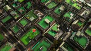 Heineken uses satellite imagery to turn forgotten rooftops into vibrant hangouts