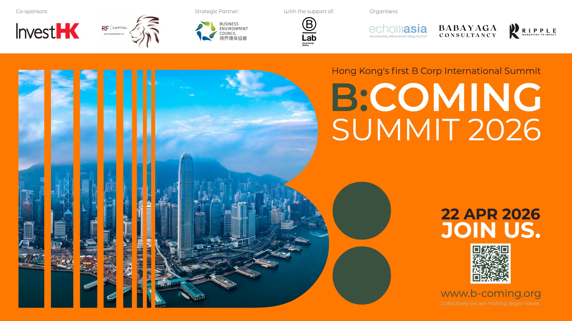 B:COMING 2026 – Hong Kong’s First B Corp International Summit