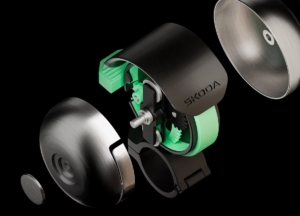 Škoda's analog invention keeps cyclists from crashing into pedestrians