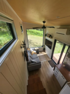 24-ft tiny house designed for comfortable full-time life on wheels