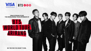Visa backs BTS comeback as worldwide sponsor of ‘ARIRANG’ tour