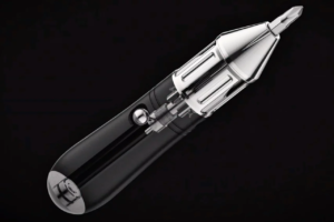 Bolt-action ratcheting screwdriver stores six bits in its revolving magazine