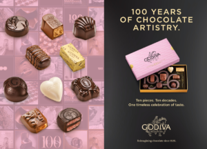 Godiva turns 100 with reimagined signature chocolates and packaging