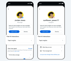 Meta gives parents visibility into teens’ AI use as scrutiny grows