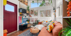 Extra-wide tiny house brings welcome space to nomad living