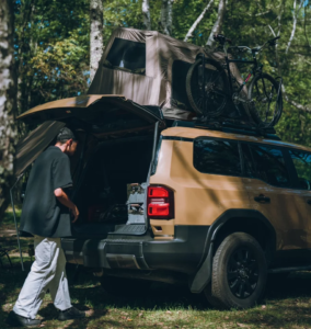 Japanese glamping OG blows up the rooftop tent camping space