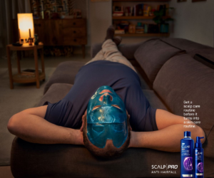 Clear warns men to sort out their scalp