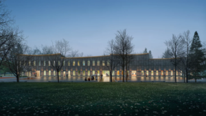 Vancouver community hub pairs exposed mass timber with ultra-green design