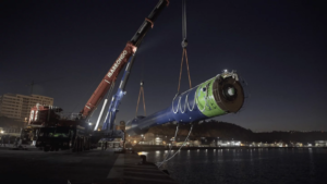 14-story tall cylinder could generate electricity from ocean waves