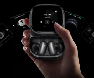 Soundcore's screen-equipped earbuds moonlight as a meeting note-taker
