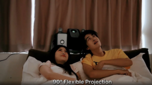 Portable 4K projector doubles as a karaoke party machine
