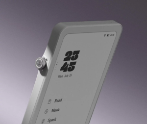 Spin this dial to scroll through your ebooks