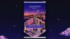Why is Valentino Beauty throwing a house party?