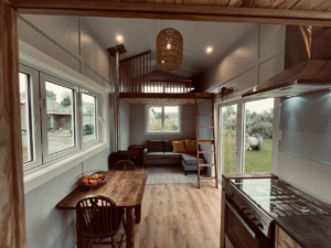 365-sq-ft tiny house provides a compact but comfortable life on wheels