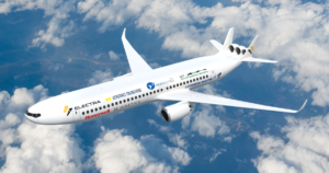 "Double-bubble" hybrid airliner concept uses electric fans to cut drag