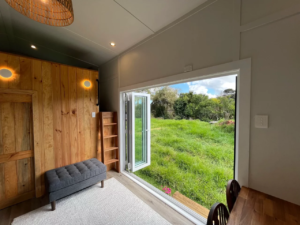 Extra-wide tiny house is built for comfortable family living