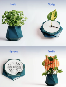 Origami-like pot grows as your plant does – and takes care of watering